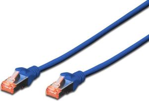 Digitus Patchcord krosowany, S/FTP, Cat6, 0.5m, niebieski (DK-1644-005/B) 1