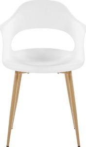 Beliani Zestaw 2 krzeseł biały UTICA 3