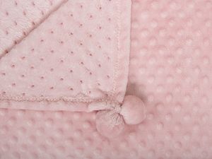 Beliani Koc 200 x 220 cm różowy SAMUR 4