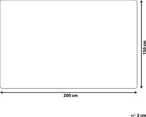 Beliani Koc 150 x 200 cm biały TOURZA 2