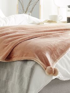 Beliani Koc 200 x 220 cm brązowy TERKE 3