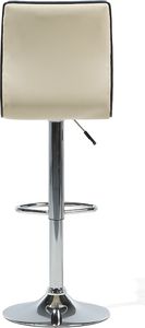 Beliani Zestaw 2 hokerów barowych beżowy LUCERNE 5