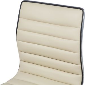 Beliani Zestaw 2 hokerów barowych beżowy LUCERNE 7