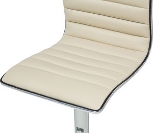 Beliani Zestaw 2 hokerów barowych beżowy LUCERNE 8