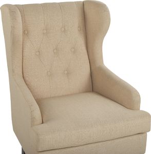 Beliani Fotel uszak beżowy ALTA 4