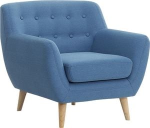 Beliani Fotel niebieski MOTALA 1