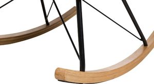 Beliani Fotel bujany welurowy ciemnoszary ELLAN 7