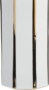 Beliani Wazon na kwiaty biały ESTELLA 3