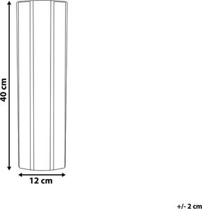 Beliani Wazon na kwiaty biały ESTELLA 4