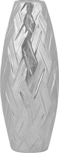 Beliani Wazon dekoracyjny srebrny ARPAD 1