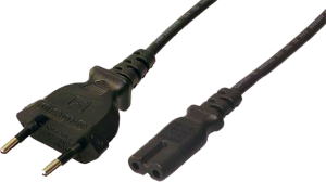 Kabel zasilający LogiLink IEC320 C7, 1.8m (CP092) 1