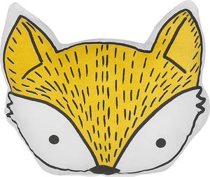 Beliani Poduszka dla dzieci lis 50 x 40 cm żółta VADODARA 1