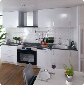 Okap Berdsen Okap kuchenny 90 cm Inox Berdsen BE-90E () - 4909 6