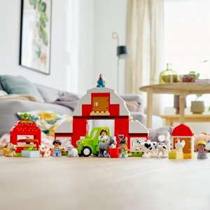 LEGO Duplo Stodoła, traktor i zwierzęta gospodarskie (10952) 5