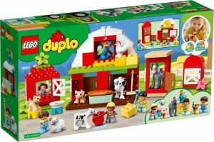 LEGO Duplo Stodoła, traktor i zwierzęta gospodarskie (10952) 10