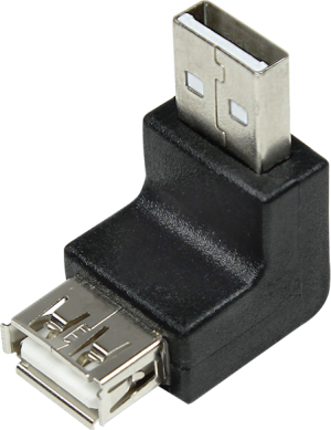 Adapter USB LogiLink USB - USB Czarny  (AU0025) 1