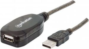 Kabel USB Manhattan Przedłużacz USB A -> USB A 10m 151573 1