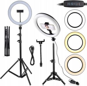 Lampa pierścieniowa Asato  Led Ring 80W Statyw 220 Cm 2