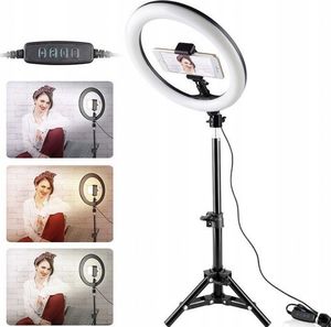 Lampa pierścieniowa Asato  Led Ring 80W Statyw 220 Cm 7