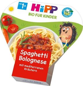 HiPP HiPP BIO Spaghetti z Sosem Bolognese i Wołowinką 1