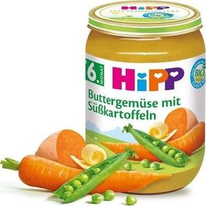 HiPP HiPP BIO Warzywa Maślane z Batatami + Omega3 1