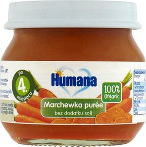 Humana Humana Organic Marchewka Puree 1