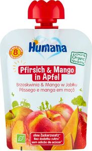 Humana Humana 100% Organic Mus Jabłko Brzoskwinia Mango 1