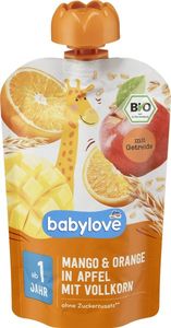 Babylove Babylove BIO Mus z Mango Pomarańczy Jabłek i Zbóż 1