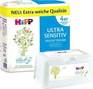 HiPP HiPP Hipoalergiczne Nawilżane Chusteczki + BOX 1