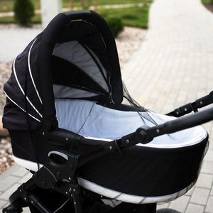 Akuku AKUKU Uniwersalna Moskitiera do Wózka Czarna 2