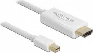 Kabel Delock DisplayPort Mini - HDMI 1m biały (83706) 1