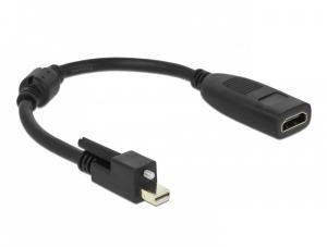 Adapter AV Delock DisplayPort Mini - HDMI czarny (62640) 1
