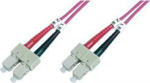 Digitus Patchcord światłowodowy, OM4, SC-SC, 5m (DK-2522-05-4) 1