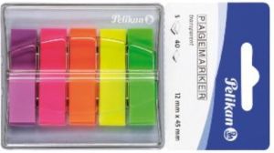 Pelikan Pelikan Pagemarker Transp.-Mix 5 Farben 12x43mm 5x26Blatt (200303) - 96483 1