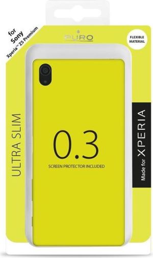 Puro Ultra Slim 0.3 do Xperia Z5 Premium + folia (SYXZ5PR03GRN) 2