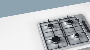 Płyta grzewcza Siemens Płyta gazowa Siemens EB 6B5PB80 (4 pola grzejne; kolor srebrny) 4