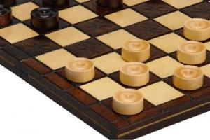 Filipek Warcaby małe drewniane 4