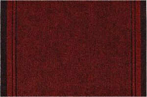Dywany Łuszczów Wycieraczka MALAGA czerwony, 80x220 cm 1