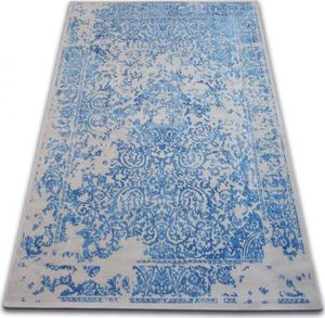 Dywany Łuszczów Dywan Vintage 22208/053 niebieski / szary rozeta klasyczny, 80x150 cm 1