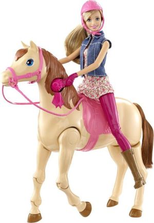 Lalka Barbie Mattel Barbie Dżokejka i konik - CMP27 1