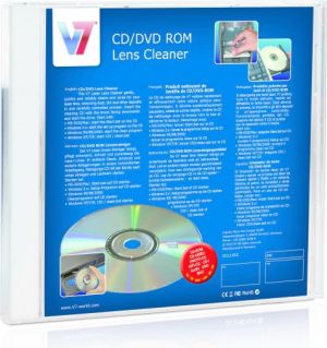 V7 Taśma czyszcząca CD/DVD (VCL1352) 1