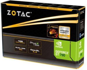 Karta graficzna Zotac GeForce GT 730 2GB GDDR5 (64Bit) HDMI/DVI/D-Sub BOX (ZT-71116-10L) 4