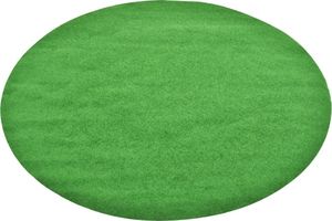 vidaXL VidaXL Sztuczna trawa, spód z wypustkami, śr. 95 cm, zielona, okrągła 1