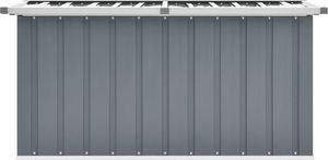 Skrzynia ogrodowa vidaXL 129x67x65 cm Szary 4