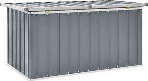 Skrzynia ogrodowa vidaXL 129x67x65 cm Szary 6