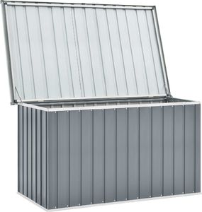 Skrzynia ogrodowa vidaXL 149x99x93 cm Szary 6