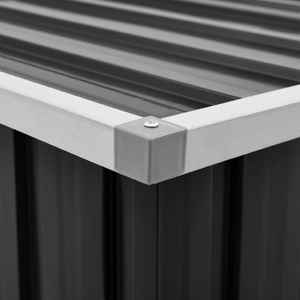 Skrzynia ogrodowa vidaXL 149x99x93 cm Antracyt 2