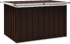 Skrzynia ogrodowa vidaXL 109x67x65 cm Brąz 4
