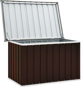 Skrzynia ogrodowa vidaXL 109x67x65 cm Brąz 6