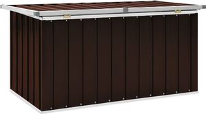 Skrzynia ogrodowa vidaXL 129x67x65 cm Brąz 6